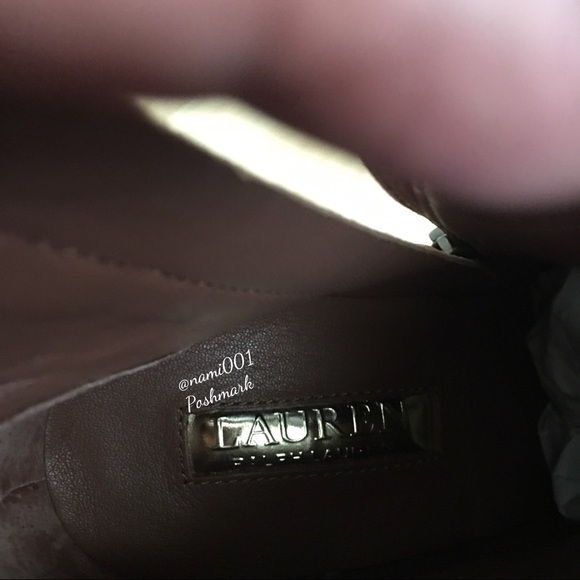 Dark Brown Ralph Lauren Ankle Boots Buckle - Picture 8 of 8